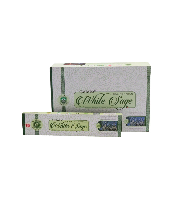 Goloka White Sage Incense - 15g